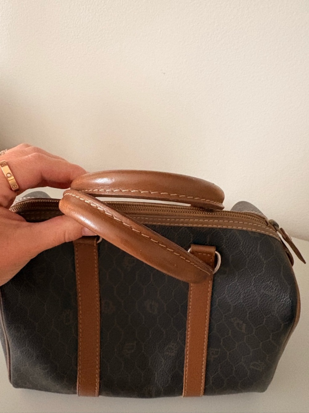 Vintage Christian Dior Boston Bag - Picture 4 of 10
